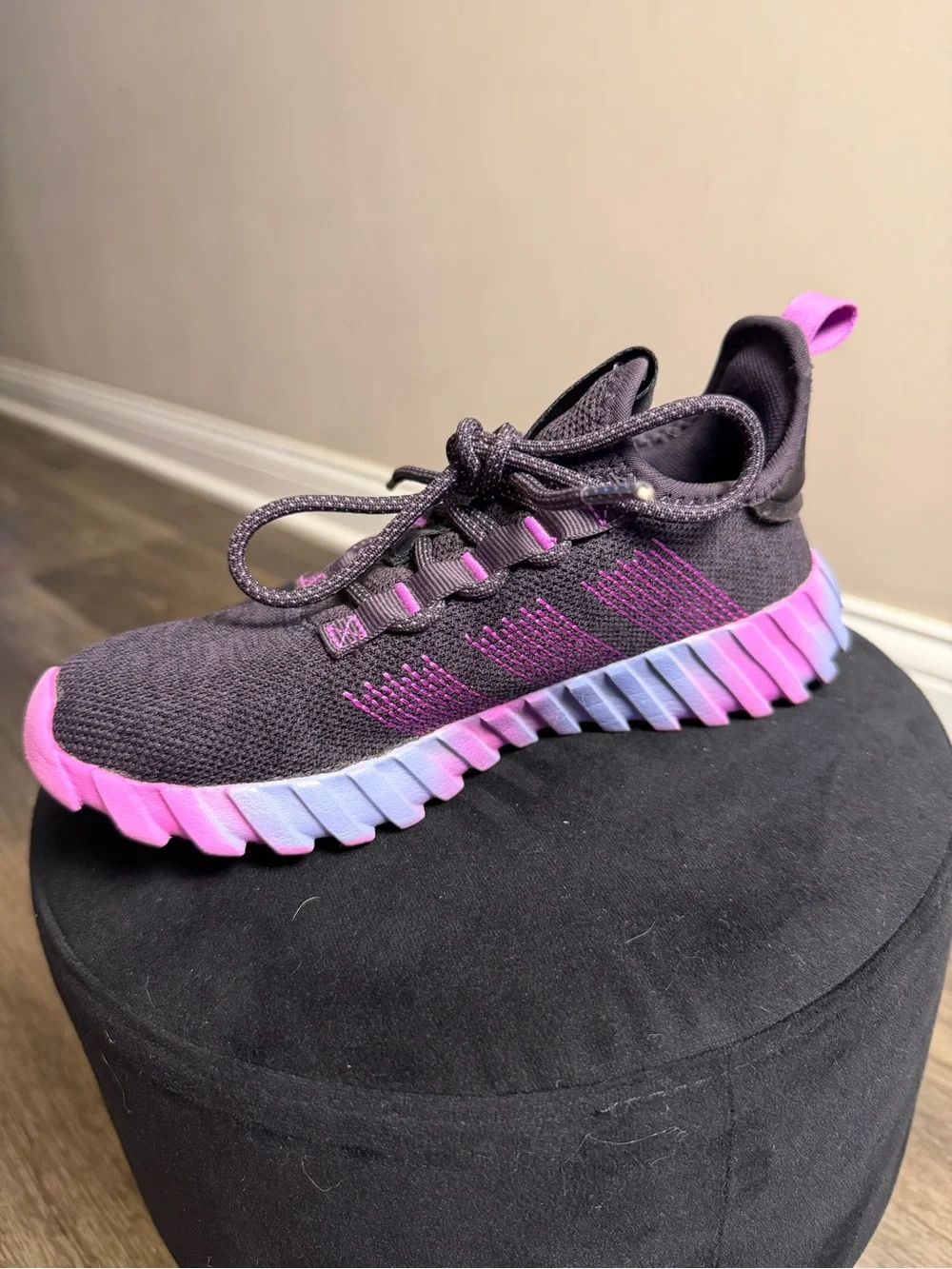 Adidas Kids athletic shoes in Purple and Pink